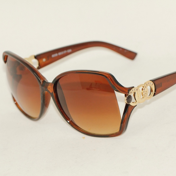 "Rita" Dark Brown Blockers Sunnies - Picture 6 of 8